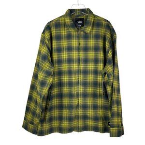 Vans Off The Wall Montwood Full Zip Long Sleeve Shirt NWT MSRP $70 Men's Size XL